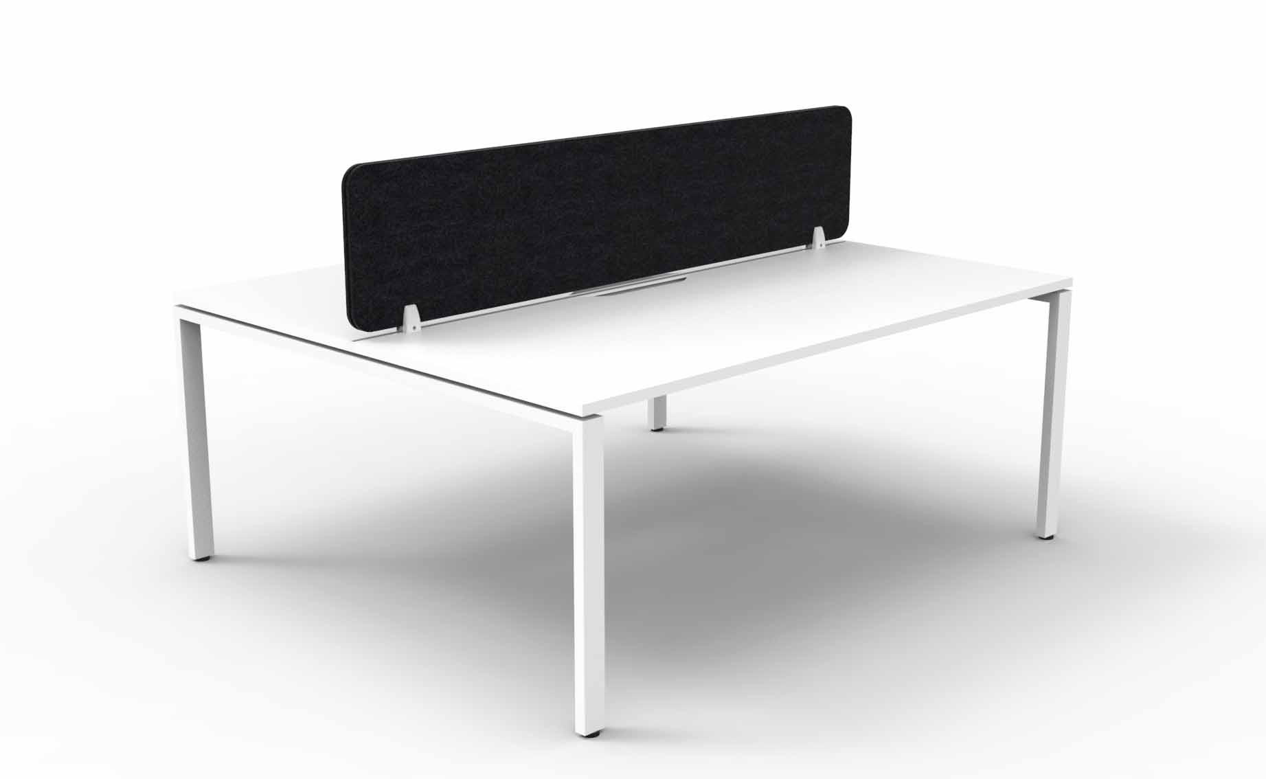 Profile 2 Person Double Sided Workstation - with Eco Screen